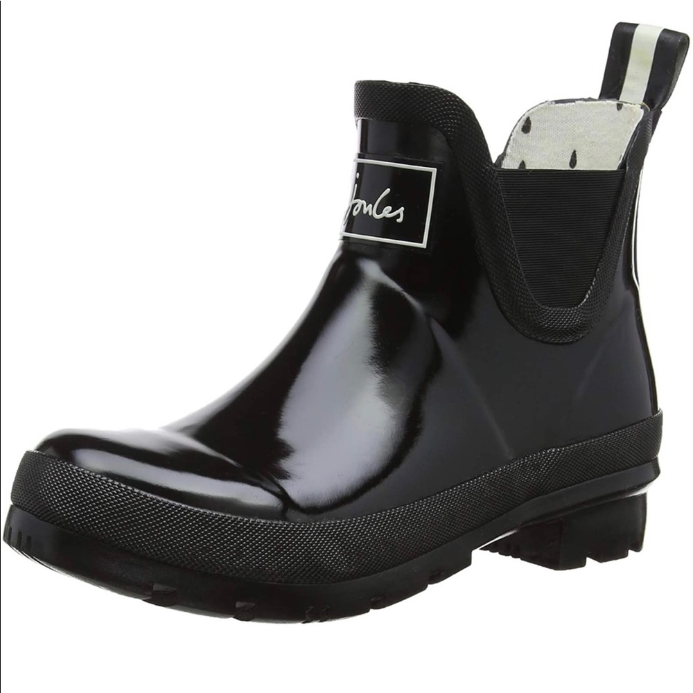 Joules Women's Wellibob Gloss Rain Boot (Worn Twice)